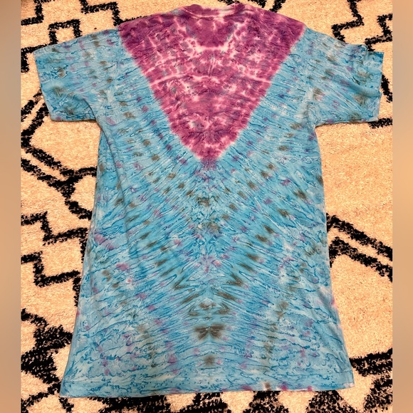 Jimi Hendrix Liquid Blue style tie dye t-shirt - Picture 5 of 5